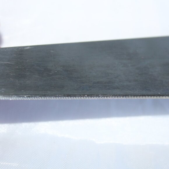 Vintage Cake Cutter Server Bakelite Handle Caramel Butterscotch No Markings 10" - Picture 8 of 8